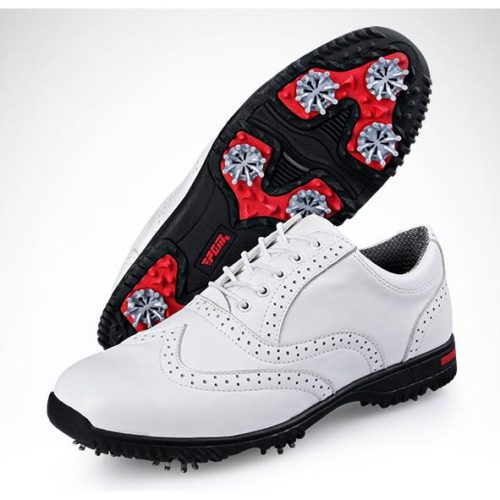 QYGOLF : PGM Men's Leather Golf Shoes Spikes of Golf Waterproof shoes ...