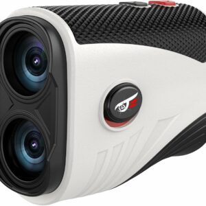 High-precision golf and hunting rangefinder featuring advanced optics and laser technology for accurate distance measurement