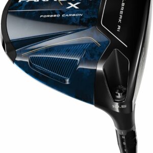 Callaway Paradym X golf driver featuring 10.5-degree loft, Forged Carbon construction, and AI-designed Jailbreak technology for optimal performance